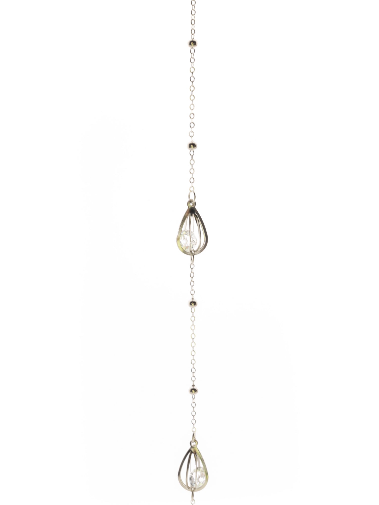 Catenella per occhiali Cristal argento