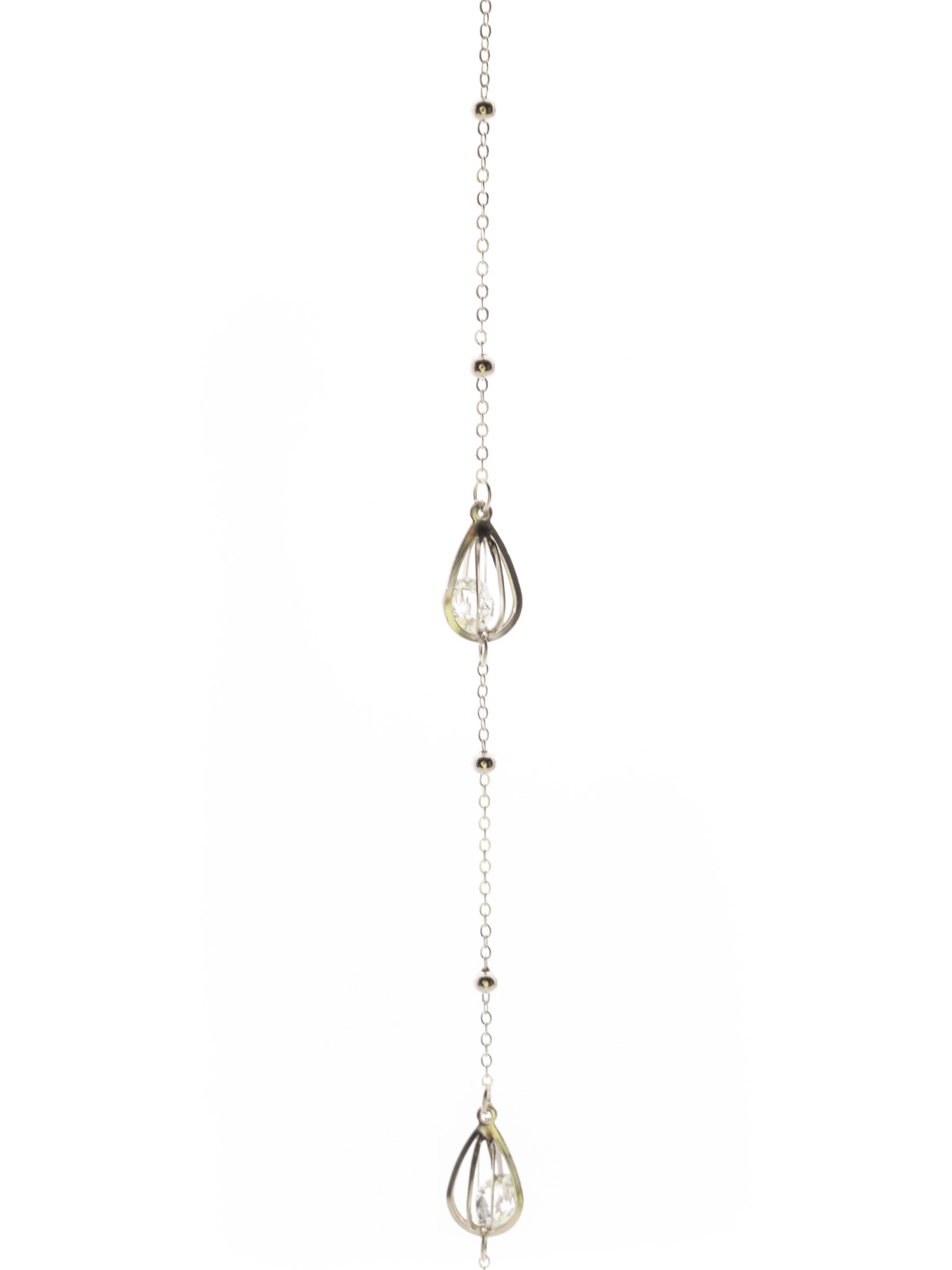Catenella per occhiali Cristal argento