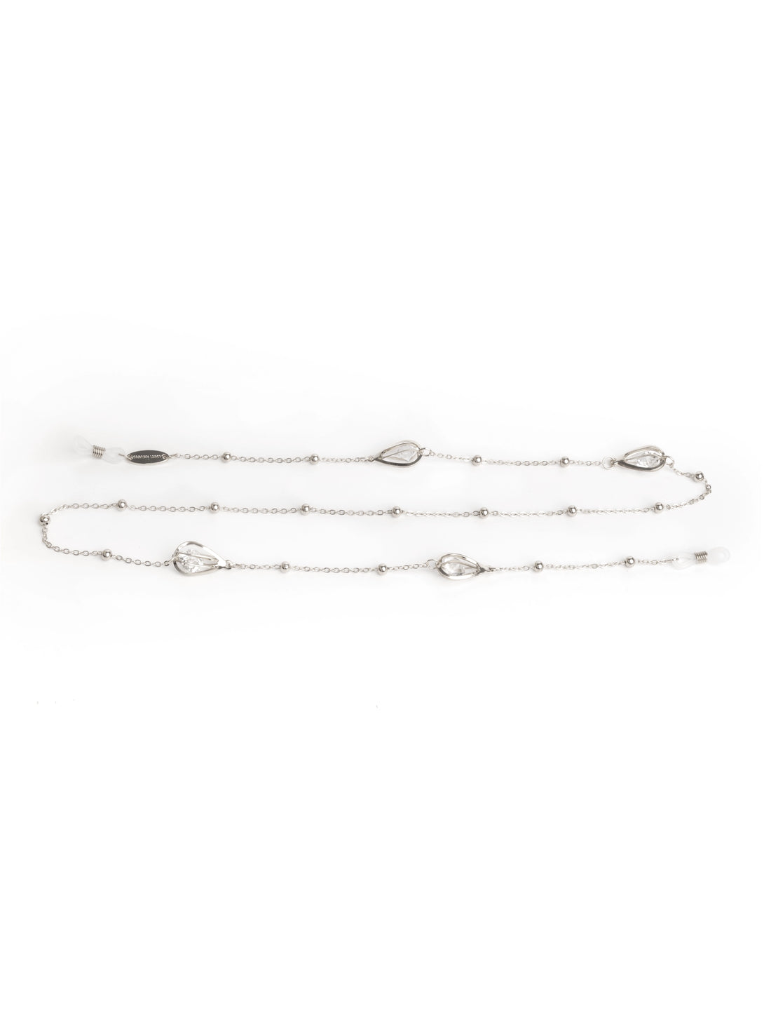 Catenella per occhiali Cristal argento